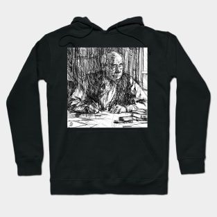 HENRY MILLER ink portrait .2 Hoodie